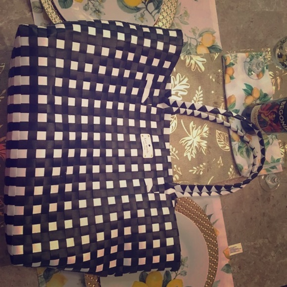 Kate spade woven tote - Picture 1 of 2